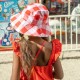 Rockahula Kids - dwustronny kapelusz przeciwsłoneczny Sweet Cherry Reversible 3-6 lat