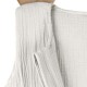 Hi Little One - śpiworek piżamka z bawełny muslin MOUSE White & Beige roz S
