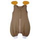 Hi Little One - śpiworek piżamka z bawełny muslin ELEPHANT Dar Oak & Mustard roz S