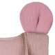 Hi Little One śpiworek do spania z nogawkami dla Niemowlaka TOG 1,0 BIO muślin MOUSE Blush/Baby Pink roz M