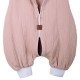 Hi Little One - śpiworek piżamka z bawełny muslin MOUSE Blush & Baby Pink roz M