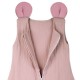 Hi Little One - śpiworek piżamka z bawełny muslin MOUSE Blush & Baby Pink roz M