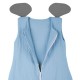 Hi Little One - śpiworek piżamka z bawełny muslin ELEPHANT Baby Blue & Gray roz S