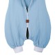 Hi Little One - śpiworek piżamka z bawełny muslin ELEPHANT Baby Blue & Gray roz S