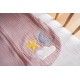 Hi Little One - śpiworek 2-warstwowy muslin Day & Night Baby Pink roz S