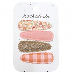 Rockahula Kids - 4 spinki do włosów Caravan Fabric