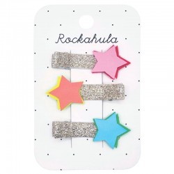 Rockahula Kids spinki do włosów dla dziewczynki 3 szt. Colour Pop Star