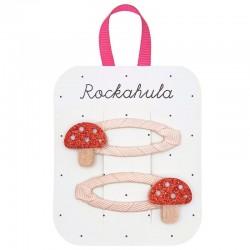 Rockahula Kids spinki do włosów dla dziewczynki 2 szt. Little Toadstool Glitter