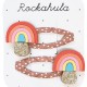 Rockahula Kids - 2 spinki do włosów Rainbow Toadstool