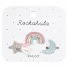 Rockahula Kids - 3 pierścionki Rainbow Ring