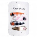 Rockahula Kids - 4 spinki do włosów Halloween Embroidered
