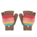 Rockahula Kids rękawiczki zimowe dla dziewczynki Rainbow Stripe 7-10 lat