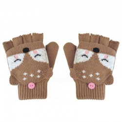 Rockahula Kids - rękawiczki zimowe Doris Deer Knitted 7 - 10 lat