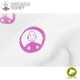 Matchstick Monkey 2 otulacze z organicznej BIO bawełny z gryzakiem silikonowym Pink
