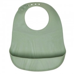 nuuroo śliniak silikonowy z kieszonką dla niemowlaka TEX Light Green