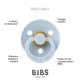 BIBS COLOUR SYMMETRICAL 2-PACK IVORY & BLUSH S Smoczek Symetryczny kauczuk Hevea