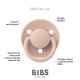 BIBS DE LUX 2-PACK IVORY & BABY PINK Smoczek uspokajający silikonowy ONE SIZE