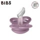 BIBS COUTURE 2-PACK FOSSIL GREY & MAUVE S Smoczek ortodontyczny silikonowy