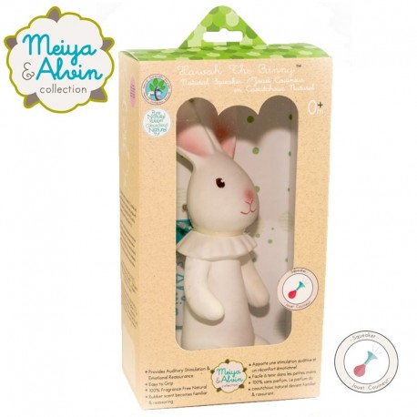 Meiya & Alvin - Havah Rabbit Organic Rubber Squeaker