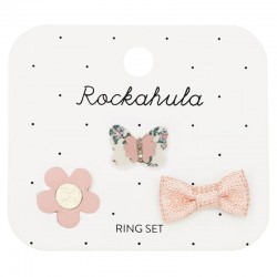 Rockahula Kids pierścionki dla dziewczynki 3 szt. Flora Butterfly