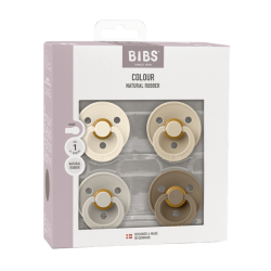 BIBS TRY-IT PACK IVORY zestaw prezentowy smoczków niemowlęcych