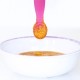 ChooMee Flexi Dip Pink & Purple 2 PACK Intuicyjna łyżeczka silikonowa niekapek do nauki jedzenia