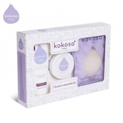 Kokoso Baby Newborn Essentials Kit zestaw prezentowy Kąpiel Noworodka