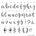A Little Lovely Company - Litery do Lightboxa zestaw Script