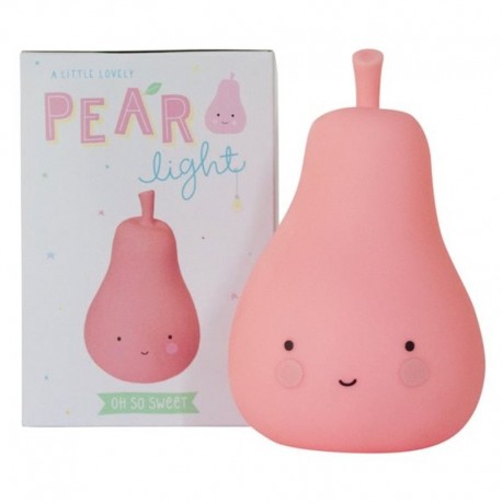 A Little Lovely Company lampka nocna LED Gruszka Szczęścia Pink