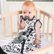 Jollein - Śpiworek niemowlęcy letni Summer Leopard BLACK & WHITE 70 cm