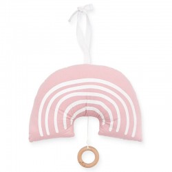 Jollein pozytywka do usypiania noworodka Tęcza RAINBOW Blush Pink