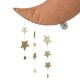 Picca LouLou - Dekoracja ścienna Sparkle Moon PINK with Stars 45 cm