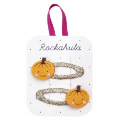 Rockahula Kids - 2 spinki do włosów Little Pumpkin Halloween