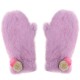 Rockahula Kids rękawiczki zimowe dla dziewczynki Fluffy Spot wiek 3-6 lat