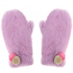 Rockahula Kids rękawiczki zimowe dla dziewczynki Fluffy Spot wiek 7-10 lat