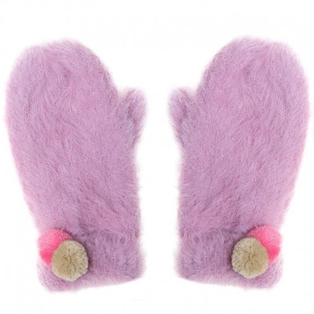 Rockahula Kids rękawiczki zimowe dla dziewczynki Fluffy Spot wiek 7-10 lat
