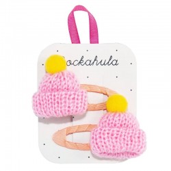 Rockahula Kids - spinki do włosów Knitted Bobble Hat