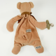 Maud N Lil Opiekun smoczka z organicznej BIO bawełny GOTS Cubby The Teddy Comforter 2in1