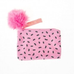 Rockahula Kids portmonetka dla dziewczynki z pomponikiem Sprinkles Pink
